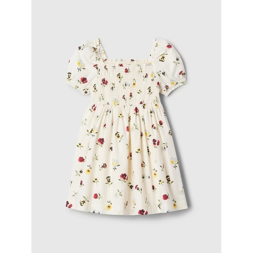 GAP × DOEN Baby Smocked Puff Sleeve Floral Dress NWOT With Bloomers